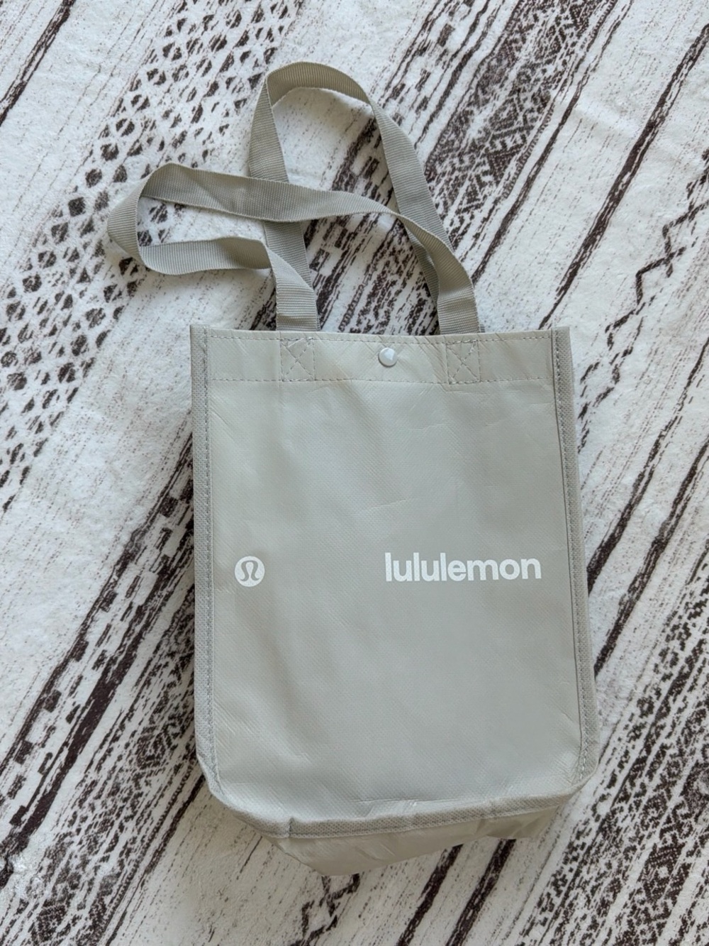 lululemon athletica Light Gray Reusable Tote